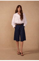 Bermuda Jorts Jeans Pespontos
