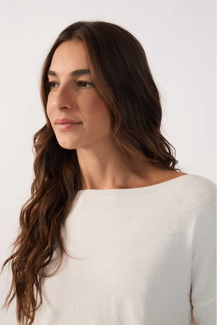 Blusa Tricot Básica Manga Longa