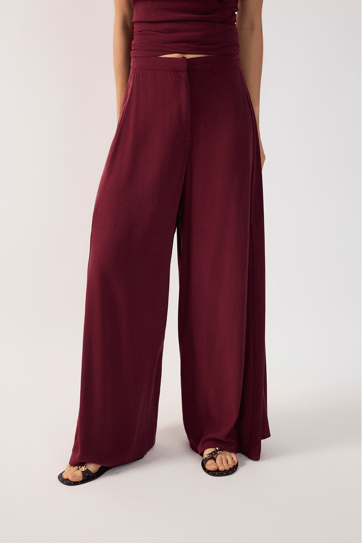 Calça Cropped Ampla
