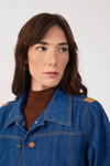 Jaqueta Jeans Detalhe Sol
