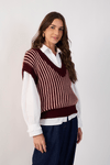 Colete Tricot Bicolor