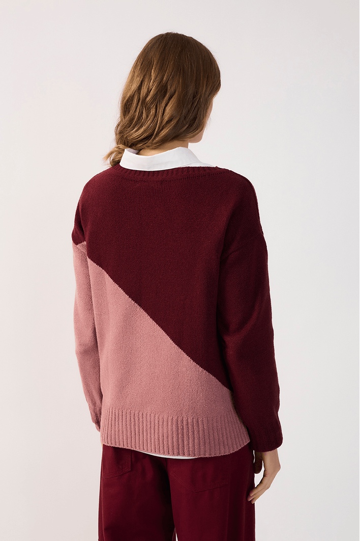 Casaco Tricot Detalhe Botânico