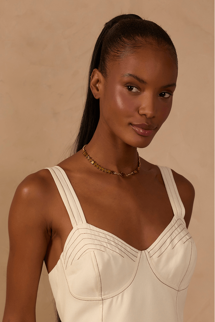 Colar Estrelinhas Hematita