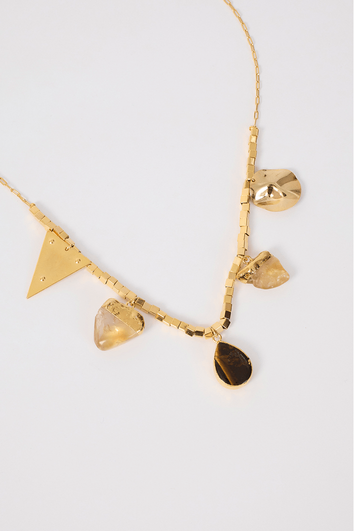 Colar Cristais Poente