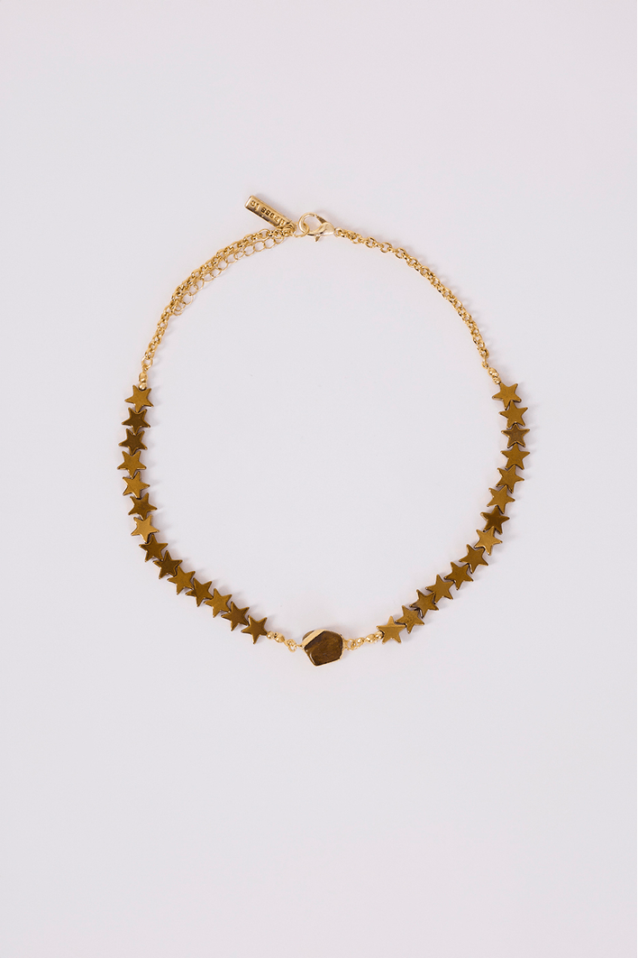 Colar Estrelinhas Hematita