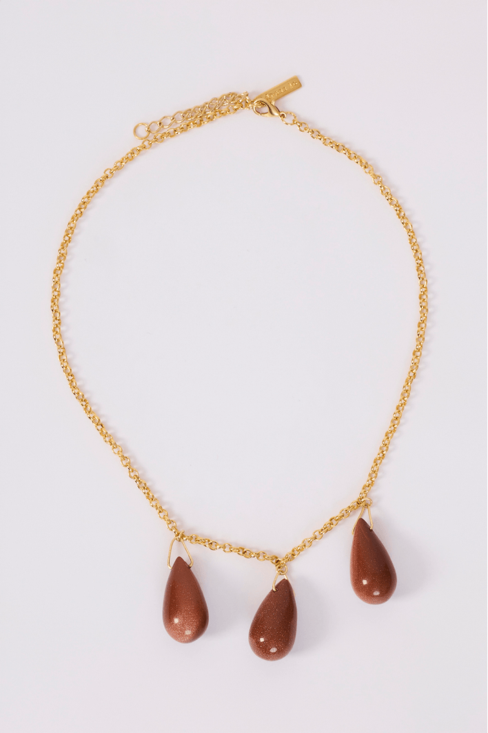 Colar Trio Pedra do Sol