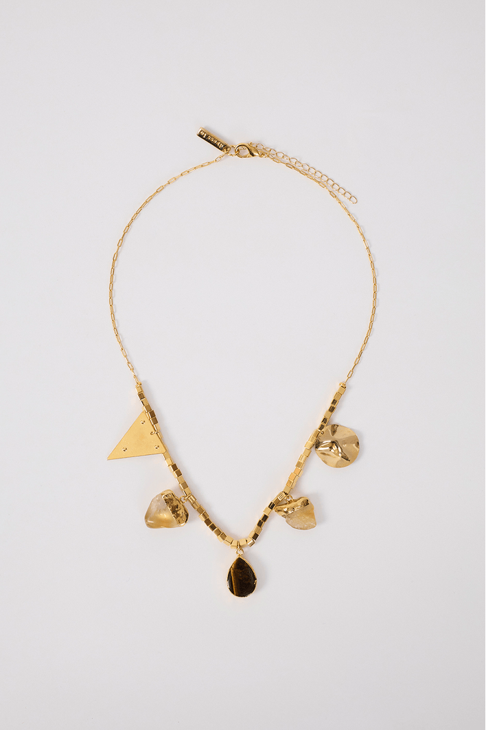 Colar Cristais Poente