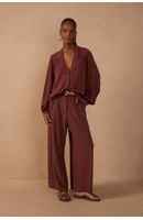 Calça Pantalona Bolso Faca