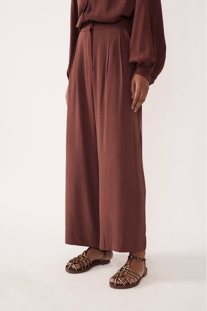 Calça Pantalona Bolso Faca
