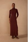 Vestido Coluna Gola Alta