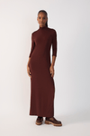 Vestido Coluna Gola Alta
