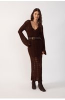 Vestido Tricot Vintage Cropped
