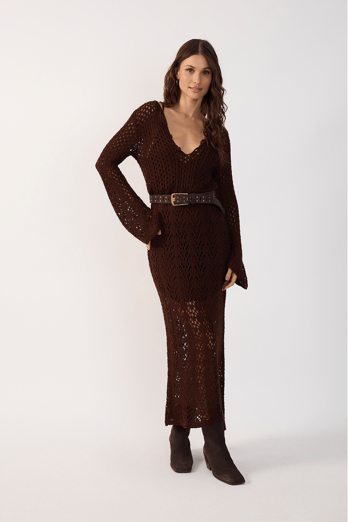 Vestido Tricot Vintage Cropped