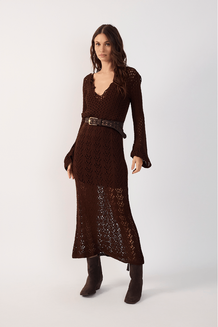 Vestido Tricot Vintage Cropped