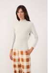Blusa Gola Alta Malha Crepe