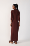 Vestido Coluna Gola Alta