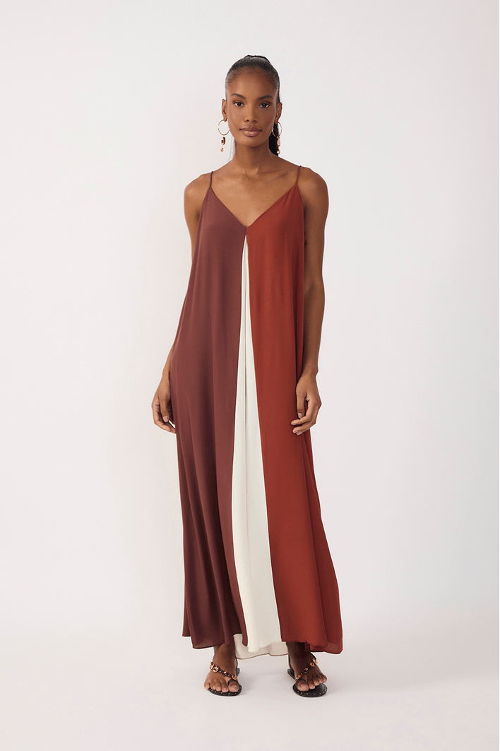 Vestido Cropped Crepe Color