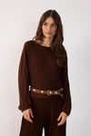 Blusa Tricot Nervuras