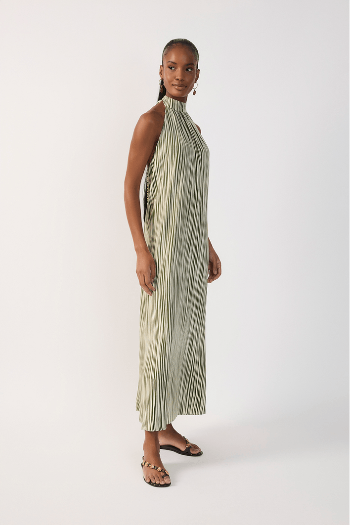 Vestido Estampa Listra Raízes