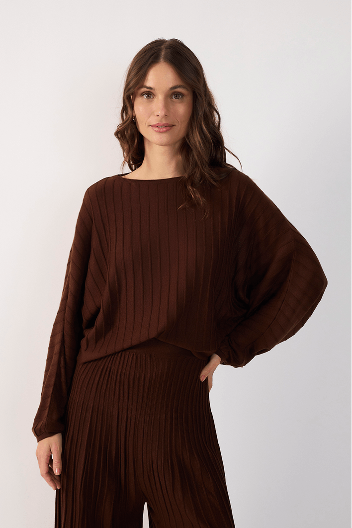 Blusa Tricot Nervuras