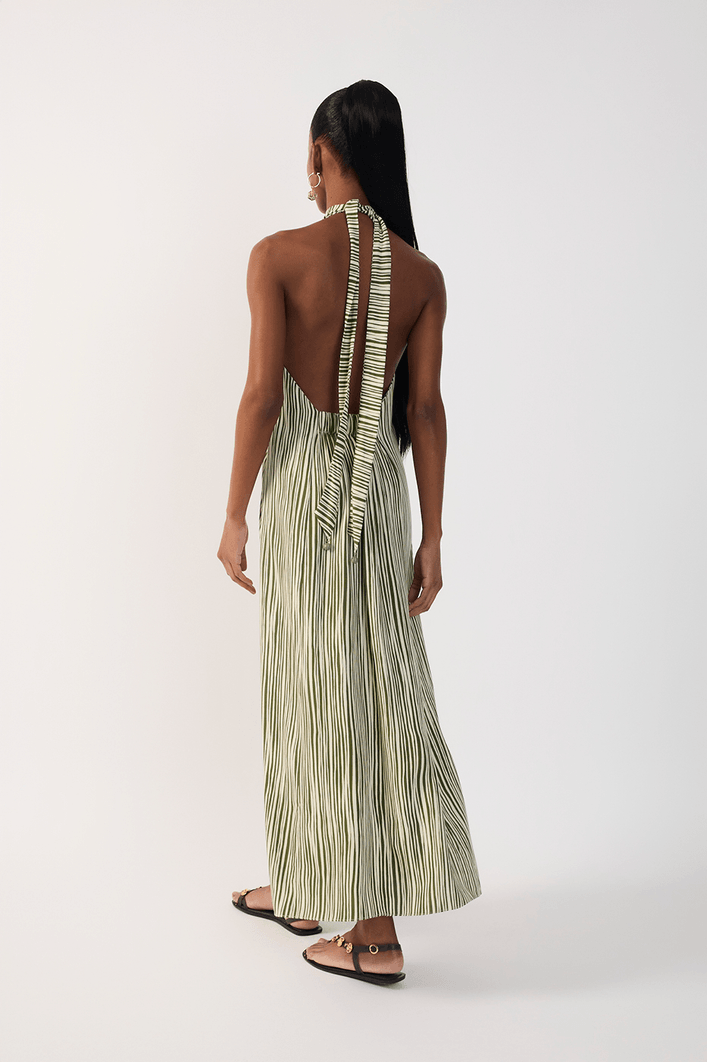 Vestido Estampa Listra Raízes