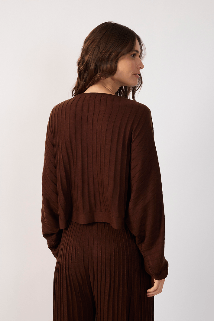 Blusa Tricot Nervuras