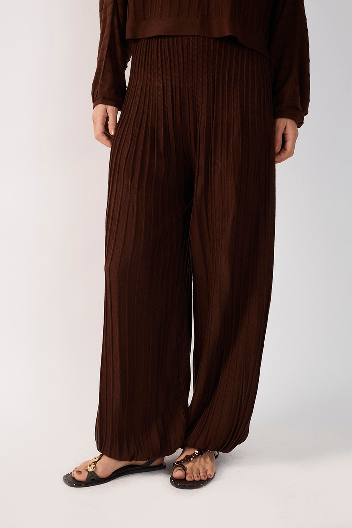 Calça Tricot Aladim Nervuras