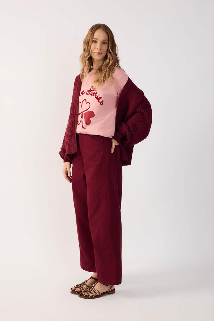 Calça Sarja Detalhe Bolso