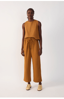 Calça Linho Cadarço Cintura