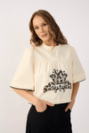 Blusa Algodão Bordada
