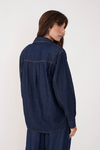 Camisa Jeans Botões