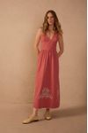 Vestido Cropped Algodão Bordado