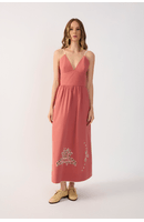 Vestido Cropped Algodão Bordado