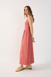 Vestido Cropped Algodão Bordado