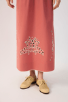 Vestido Cropped Algodão Bordado