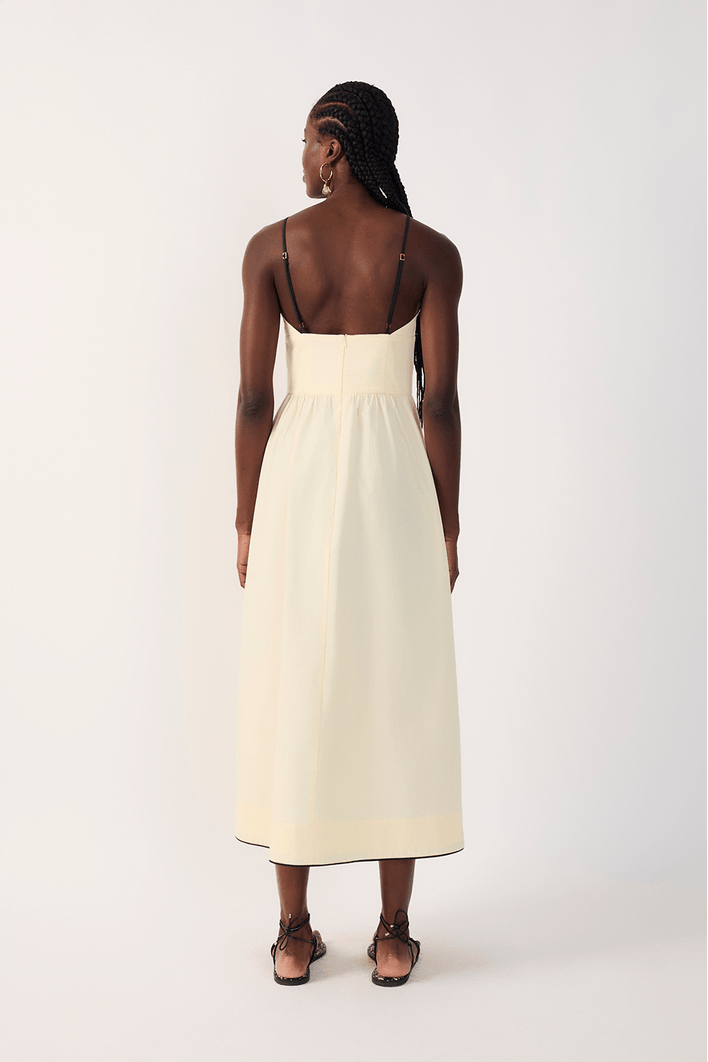 Vestido Cropped Algodão Bordado
