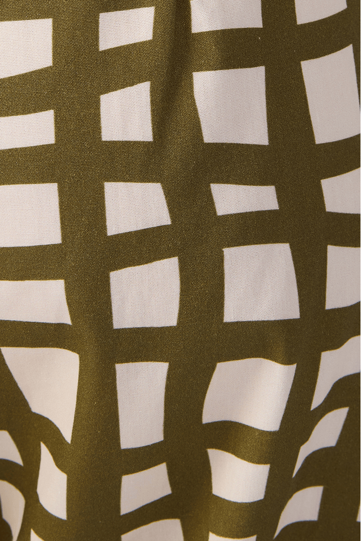 Calça Tricoline Est Trama Verde