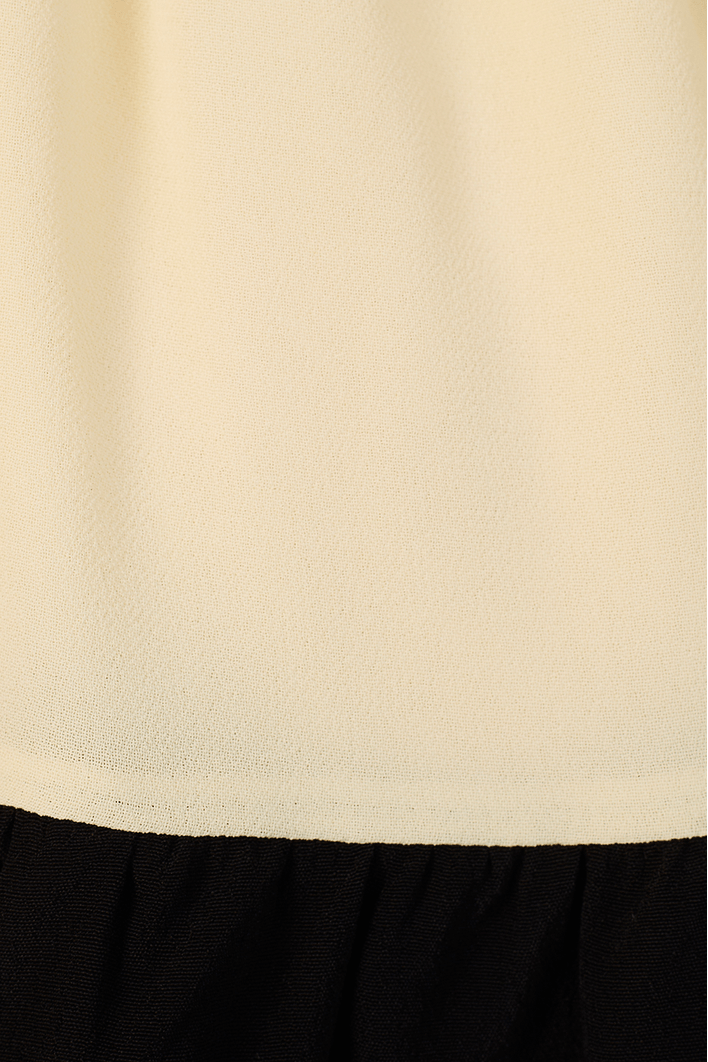 Vestido Curto Ggt Saia Sobreposta