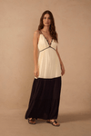 Vestido Longo Ggt Decote Renda