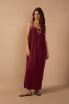 Vestido Cropped Pala Bordada