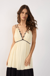Vestido Longo Ggt Decote Renda