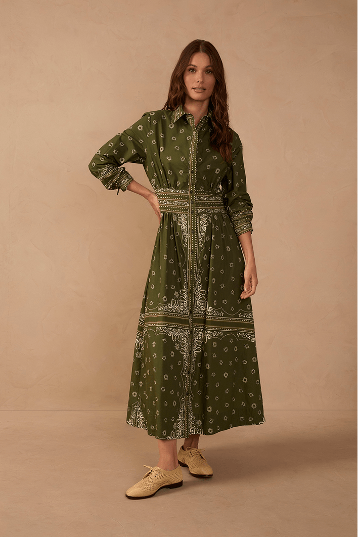 Vestido Est Lenço Solar