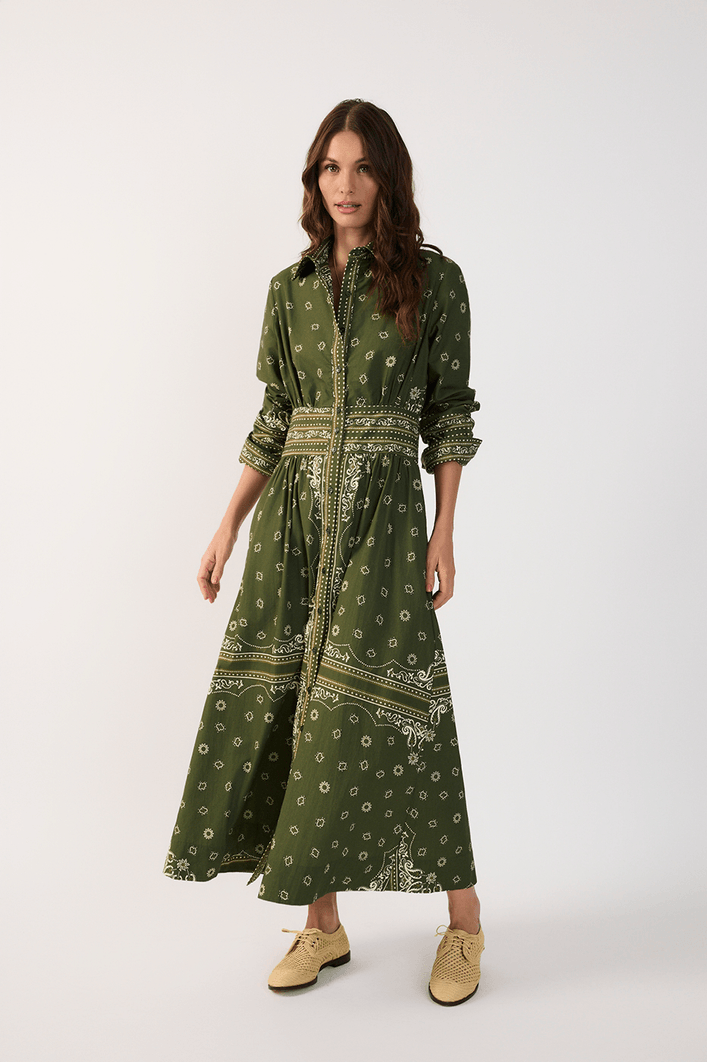 Vestido Est Lenço Solar