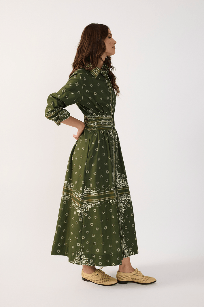 Vestido Est Lenço Solar