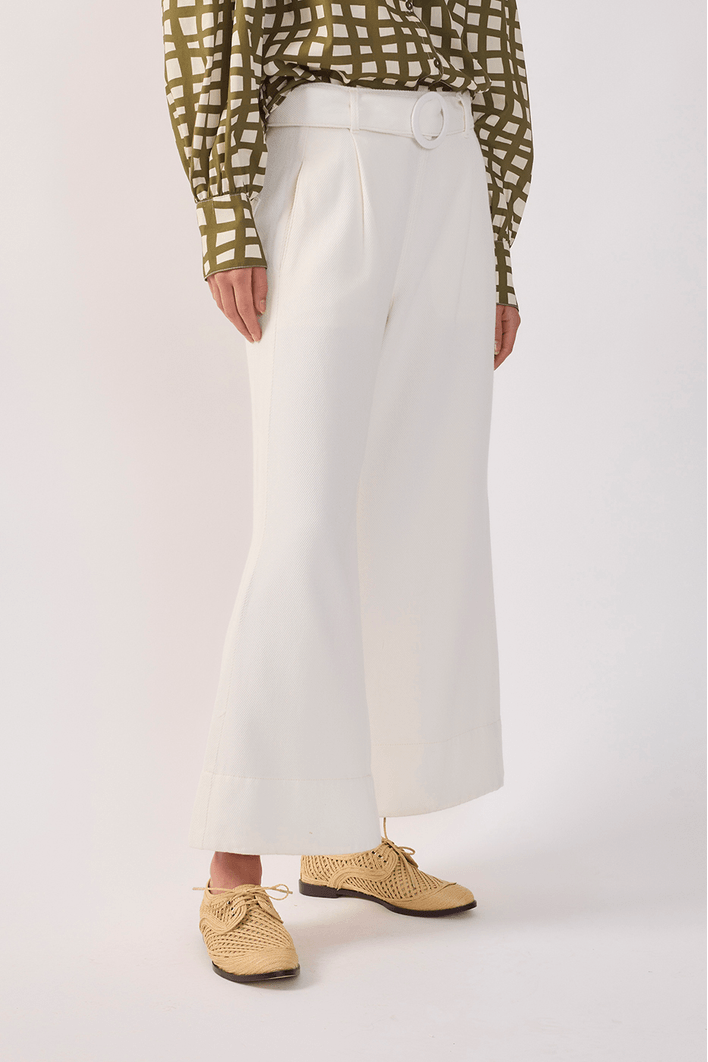 Calça Sarja Com Cinto