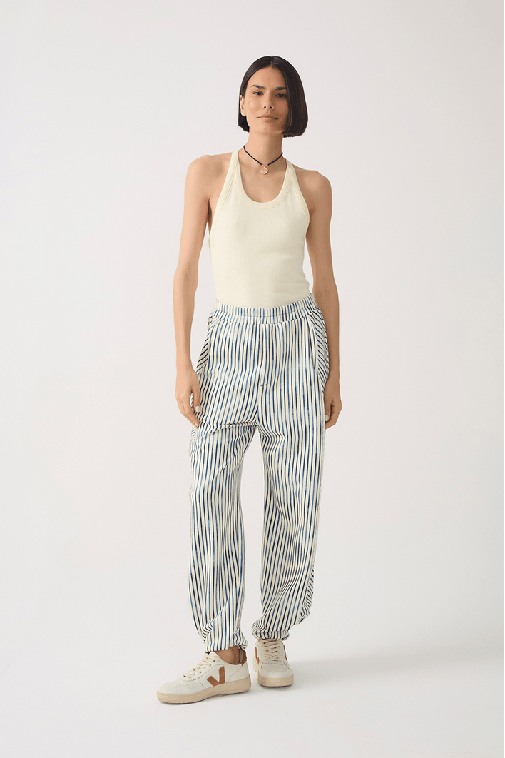 Calça Moletom Estampa Listra