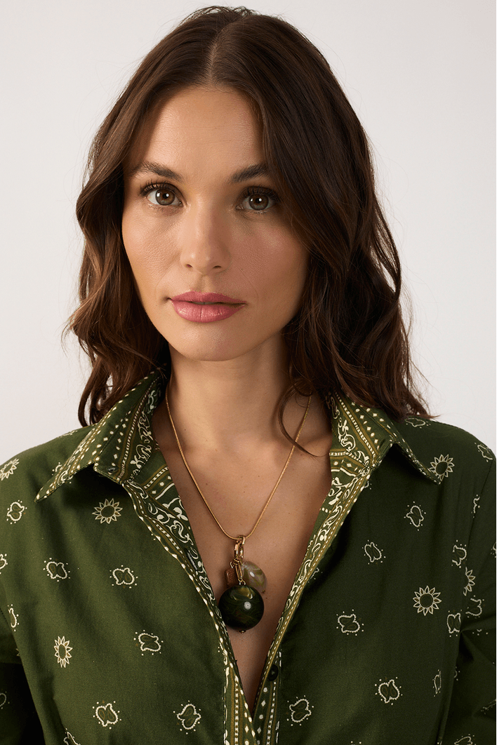 Vestido Est Lenço Solar