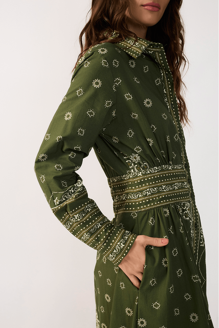 Vestido Est Lenço Solar