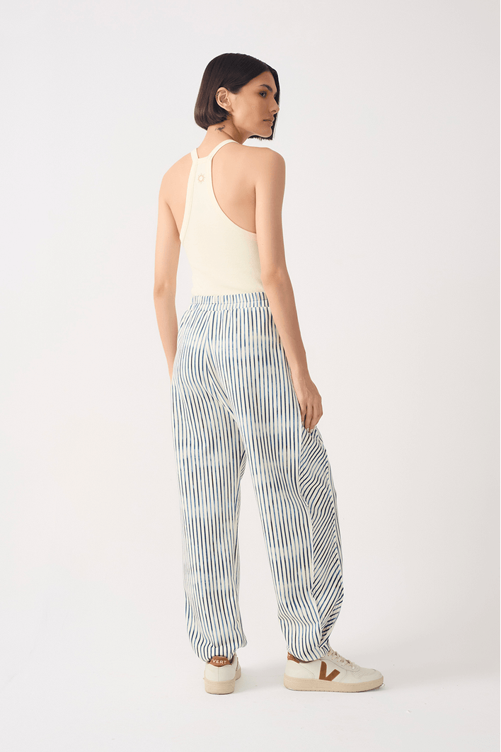 Calça Moletom Estampa Listra