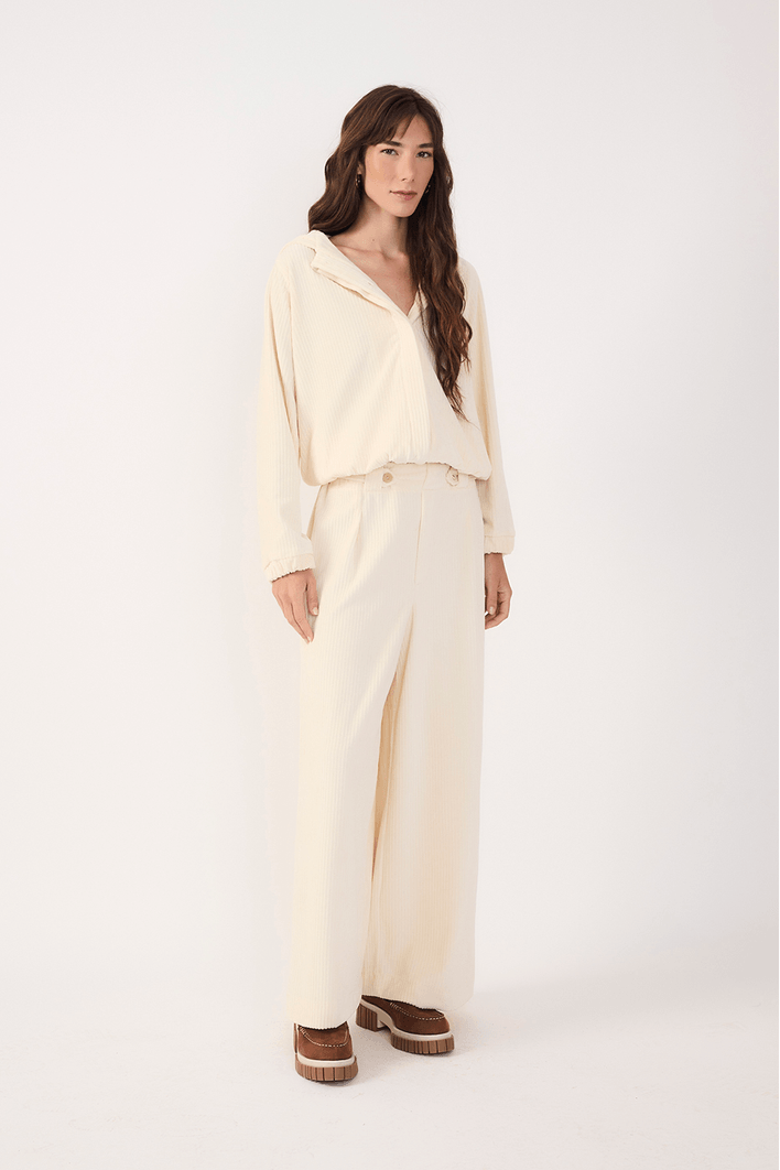 Calça Alfaiataria Malha Cotelê